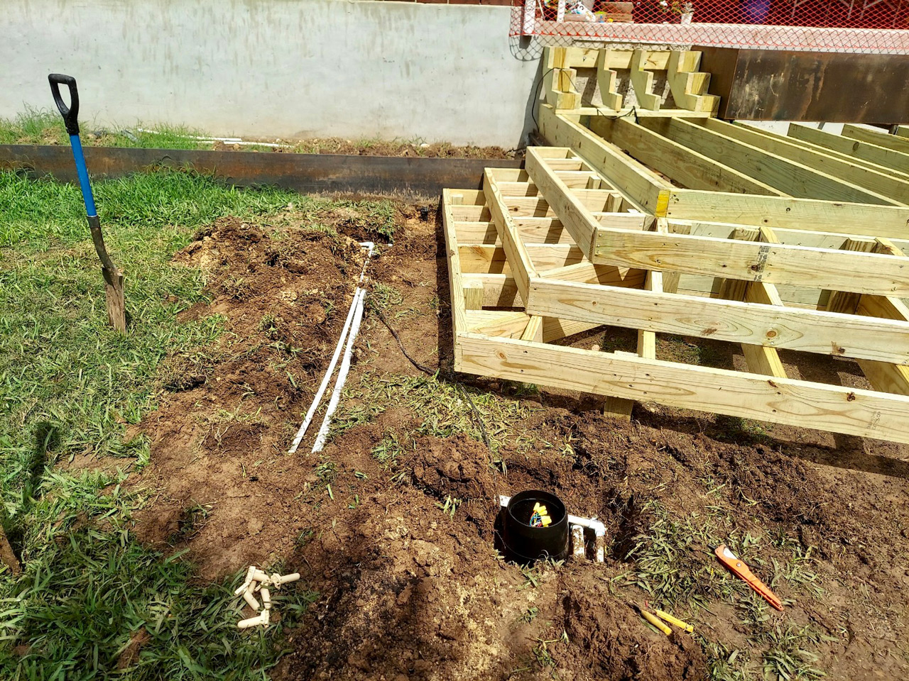 Sprinkler Installation in progress by Heartland Sprinklers!